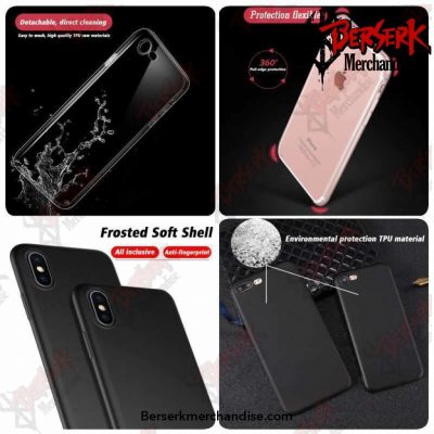 Berserk Anime Guts Griffith Black Phone Case