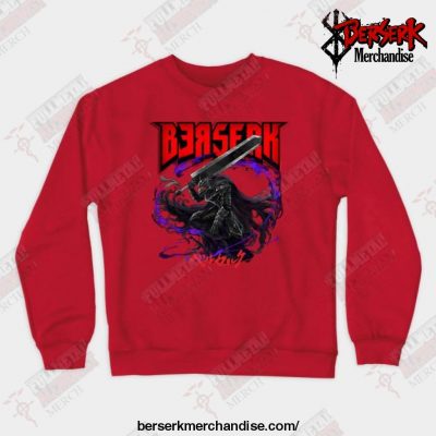 2021 Berserk - Black Swords Crewneck Sweatshirt Red / S