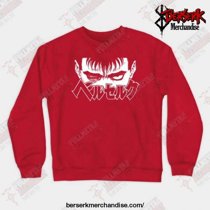 Berserk Crewneck Sweatshirt Red / S
