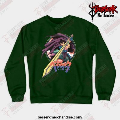 Berserk Hot Crewneck Sweatshirt Green / S