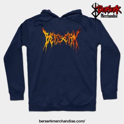 Berserk - Metal Hoodie Navy Blue / S