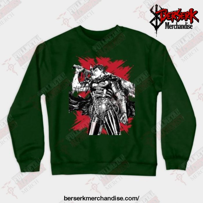 New Style Berserk Crewneck Sweatshirt Green / S