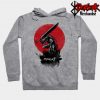 Red Sun Swordsman Hoodie Gray / S