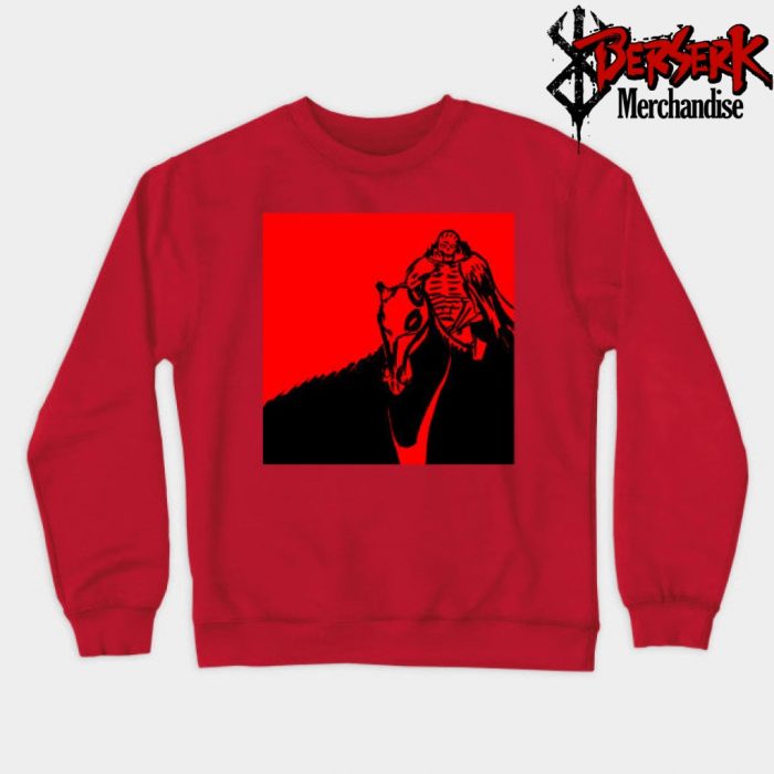 The Berserk Skull Knight Sweatshirt Red / S