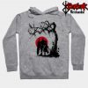 The Black Swordsman Under The Sun Hoodie Gray / S