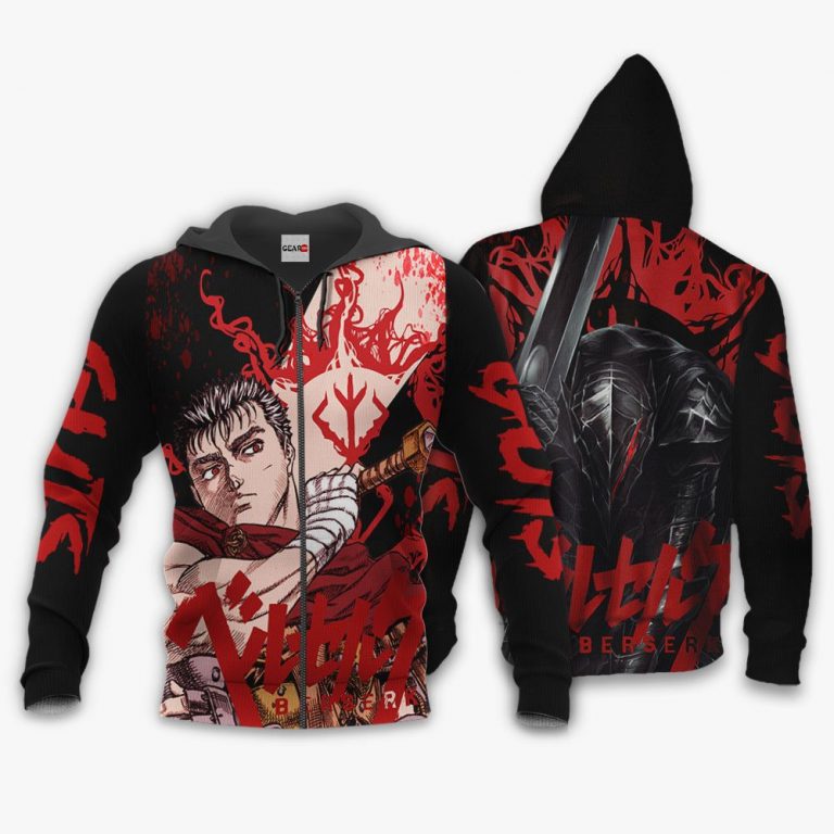 Guts Hoodie Custom Berserk Hoodie - Berserk Merchandise Store