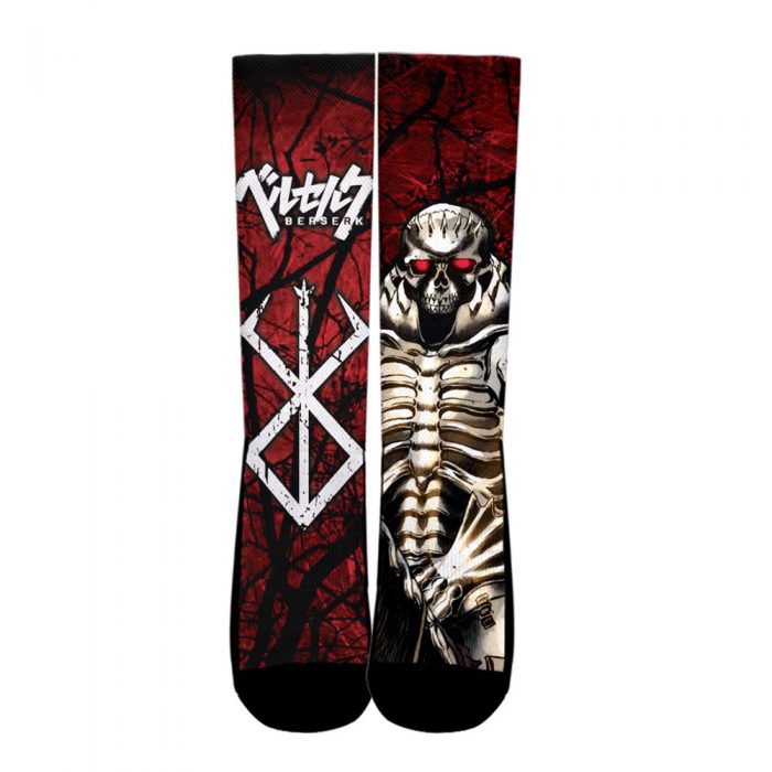 The Skull Knight Socks Berserk Custom Anime Socks Great Gift