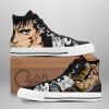 Guts High Top Shoes Berserk Custom Anime Sneakers Mix Manga