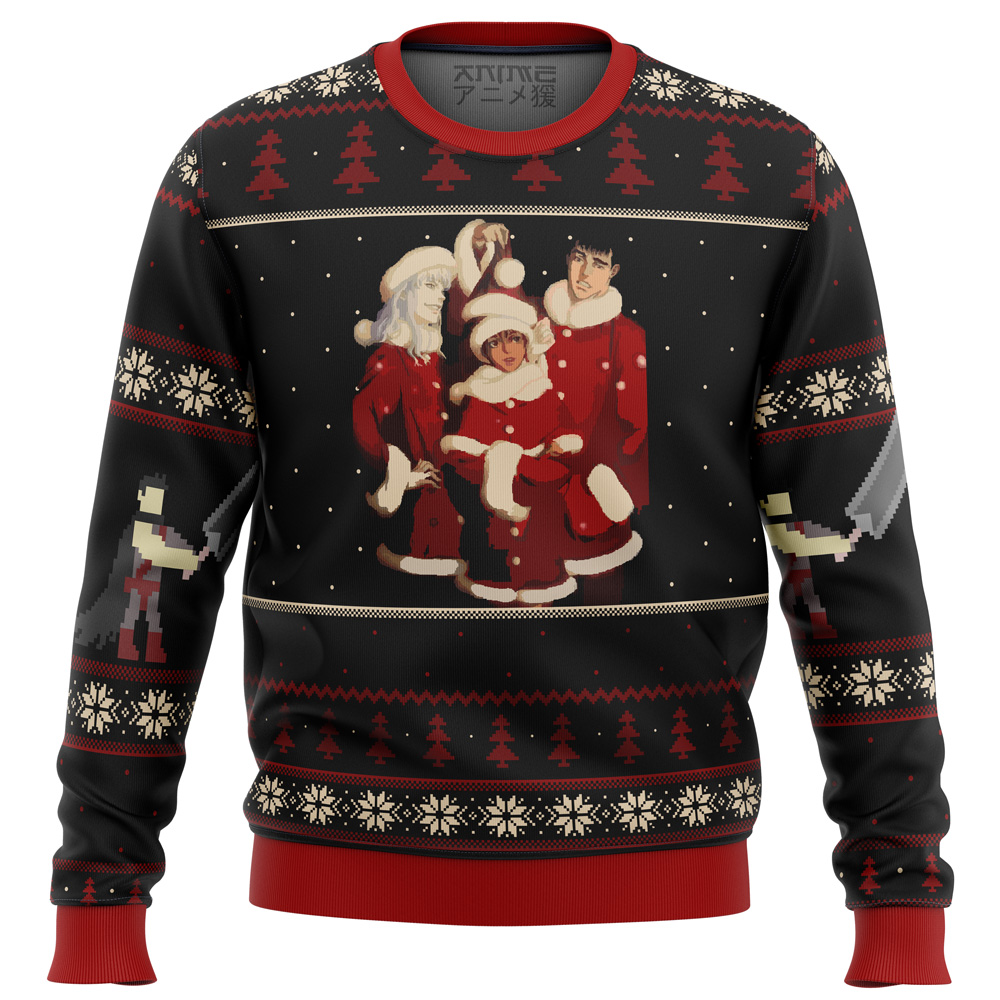 35618-men-sweatshirt-front-21 Berserk Holiday Ugly Christmas Sweater