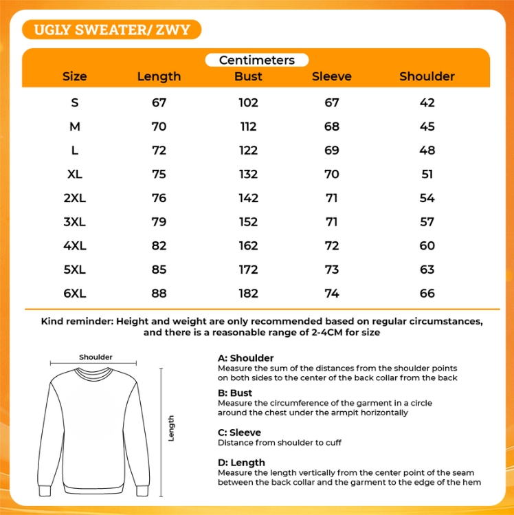 3D UGLY SWEATER - Berserk Merchandise